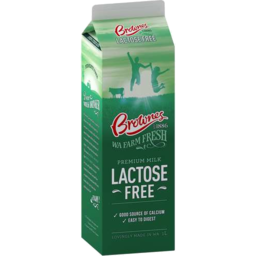 Photo of Brownes Milk Lactose Free 1l