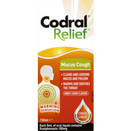 Photo of Codral Relief Mucus Cough Honey Lemon Flavour Liquid