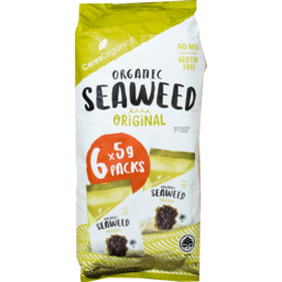 Photo of Ceres Organics Original Seaweed Snack 6 Pack 30g