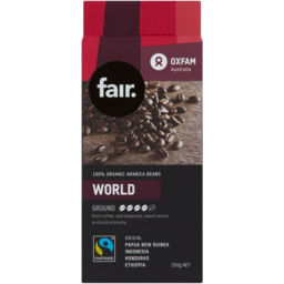 Photo of Oxfam Fair World Blend Ground Coffee 250gm