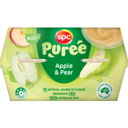 Photo of Spc Apple & Pear Puree 4 Pack 120g
