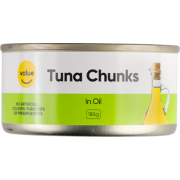 Photo of Value Tuna Chunks In Oil 185g