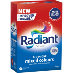 Photo of Radiant All In One Mixed Colours Laundry Powder 2kg