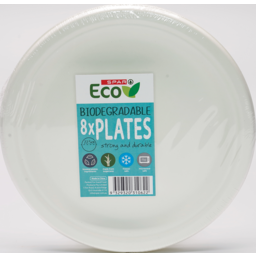 Photo of SPAR Biodegradable 23cm Plates cm 8 pack