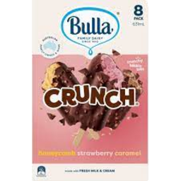 Photo of Bulla Crunch Variety Ice Cream 8pk
