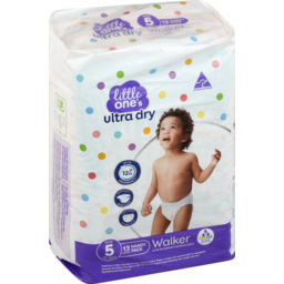 Photo of Little One's Ultra Dry Nappies Walker Boys & Girls 13-18Kg Size 5 13 Pack