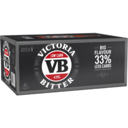 Photo of VB Low Carb Bottle 24x375ml