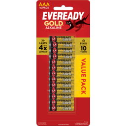 Photo of Eveready Gold Battery AAA 16pk