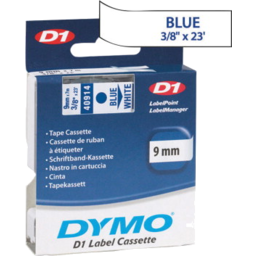 Photo of Dymo Label Tape 3/8 Inch - Blue