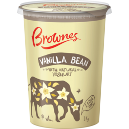 Photo of Brownes Vanilla Bean Natural Yoghurt