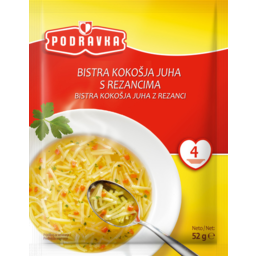 Photo of Podravka Clear Chicken Soup W/Noodles 52g