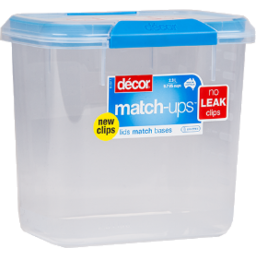 Photo of Decor Match Ups Container Oblong Clip 2.3l