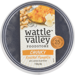 Photo of Wattle Valley Food Store Chunky Roasted Pumpkin With Cashews & Parmesan Dip 150g