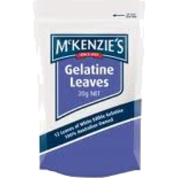 Photo of McKenzie's Gelatine Leaves 20g