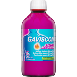 Photo of Gaviscon Dual Action Heartburn & Indigestion Relief Liquid Peppermint 600ml 