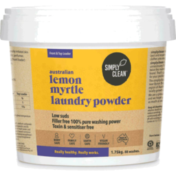 Photo of Simply Clean Lemon Myrtle Laundry Powder 1kg