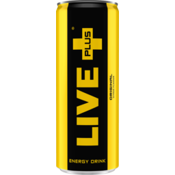 Photo of Live Plus Energy Drink Original Cans