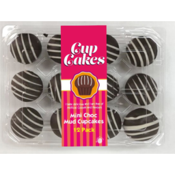 Photo of Happy Food Cupcakes Mini Rich Chocolate 12pk