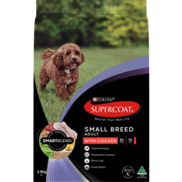 Photo of Purina Supercoat Small Breed Adult With Chicken Dry Dog Food 2.8kg