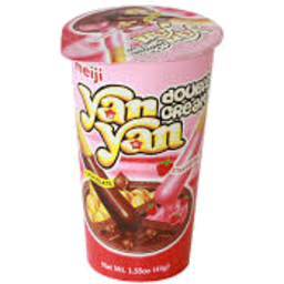 Photo of Meiji Yan Yan Double Cream Choco & Strawberry 44g