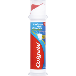 Photo of Colgate Maximum Cavity Protection Toothpaste, 130g Pump, Great Regular With Liquid Calcium 130g