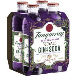 Photo of Tanqueray Blackcurrant Royale & Soda Bottle