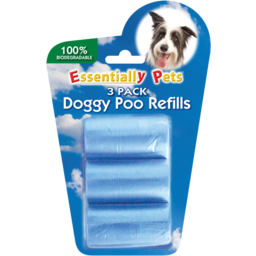 Photo of Essentially Pets Doggy Poo Bag Refill 3 Pack