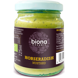 Photo of Biona Horseradish Mustard 125g