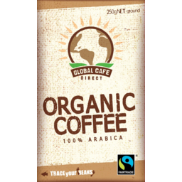 Photo of Global Cafe Organic Ground Coffee 250g