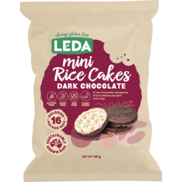 Photo of Leda Dark Chocolate Mini Rice Cakes Always Gluten Free