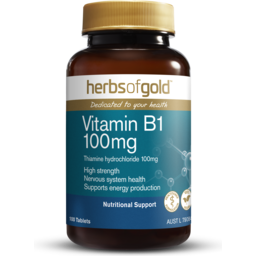 Photo of Herbs of Gold Vitamin B1 100mg 100 Tabs