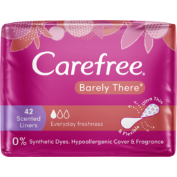 Photo of Carefree Barely There Scented Shower Fresh Liners 42 Pack
