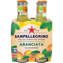 Photo of San Pellegrino Aranciata Bottle 4pk 200ml