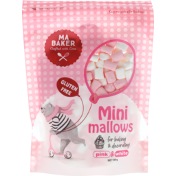 Photo of Ma Baker Baking Mini Mallows Pink & White