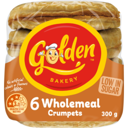 Photo of Golden Wholemeal Crumpets
