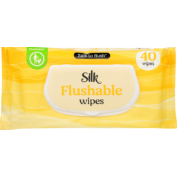Photo of Silk Flushable Wipes 40 Pack