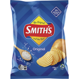 Photo of Smith's Original Crinkle Cut Potato Chips 170g