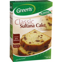 Photo of Green's Traditional Classic Sultana Cake Mix 340gm