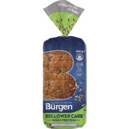Photo of Burgen 85% Lower Carb Sunflower & Linseed Bread 660g 660g