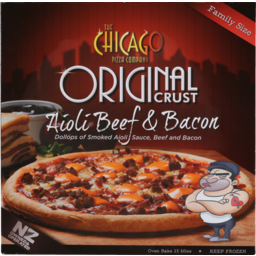 Photo of Chicago Pizza Original Crust Frozen Aioli Beef & Bacon 640g