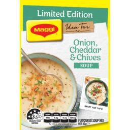 Photo of Maggi Soup Onion Cheddar & Chives 32g