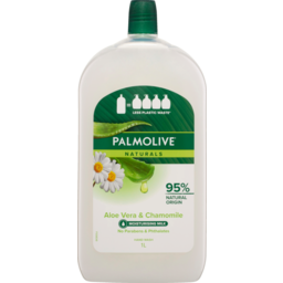 Photo of Palmolive Naturals Liquid Hand Wash Soap Aloe Vera & Chamomile Refill 1L