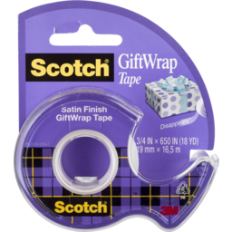 Photo of Scotch® Giftwrap Tape,15, 19mm X ,