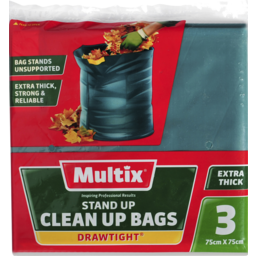 Photo of Multix Stand Up Drawtight Clean Up Bags 3 Pack