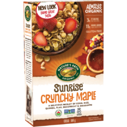 Photo of Nature's Path Organic Sunrise Crunchy Maple Cereal Gluten Free