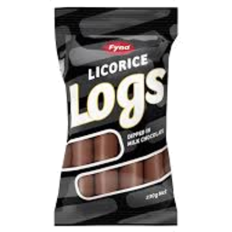 Photo of Fyna Choc Licorice Logs 230g