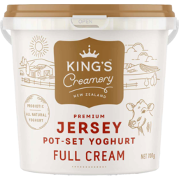 Photo of Kings Creamery Jersey Full Cream Yoghurt