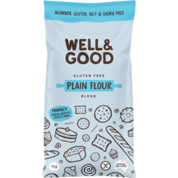 Photo of Well & Good Gluten Nut & Dairy Free Plain Flour Blend 1kg