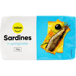 Photo of Value Sardines In Springwater 125g