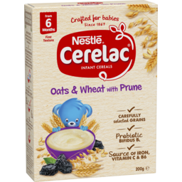 Photo of Nestle Cerelac Oats & Wheat With Prune Baby Cereal From 6 Months 200g 200g
